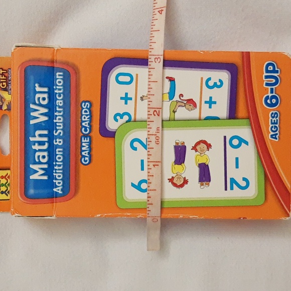 School Zone Math War Addition and Subtraction Card Game Flash Cards COMPLETE - Picture 12 of 13